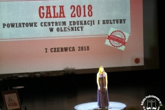 Gala Powiatowego Centrum Edukacji i Kultury w Oleśnicy