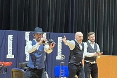 Muzycy z Łódzkiego Trio w Dwójce