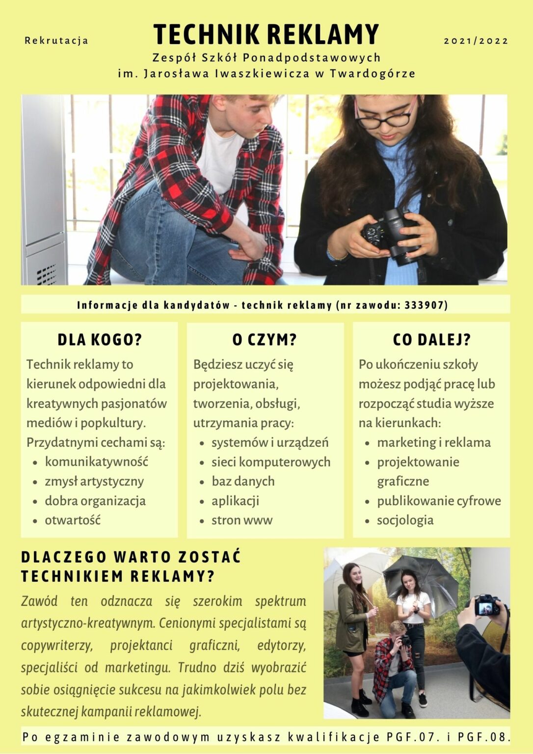 Czym Się Różni Technikum Od Szkoły Branżowej Oferta edukacyjna Technikum w Twardogórze i Branżowej Szkoły I stopnia